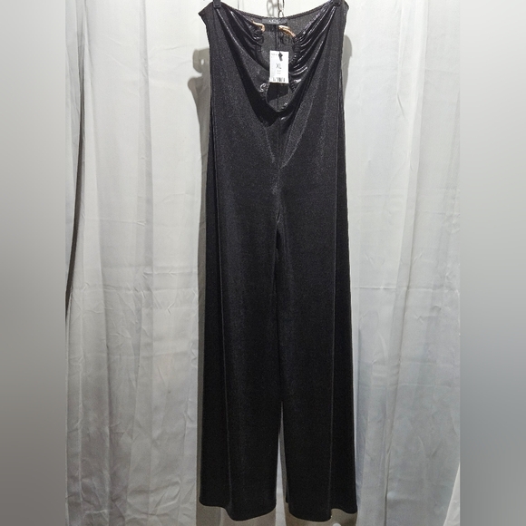 AKIRA NWTs Shimmering Black Jumpsuit - Picture 2 of 4